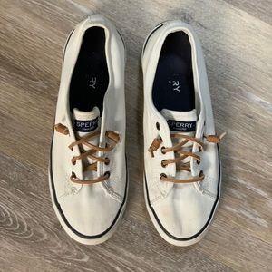 White Sperry Top Siders